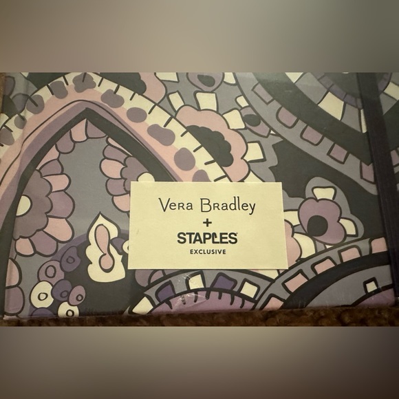 Vera Bradley Dotted Journal Deep Night Paisley Bullet Grid 184 Pages 8.25 X 5.8” - Picture 6 of 11